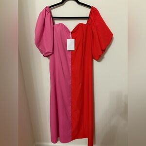 CROSBY by Mollie Burch new size medium  Red and Pink Dress